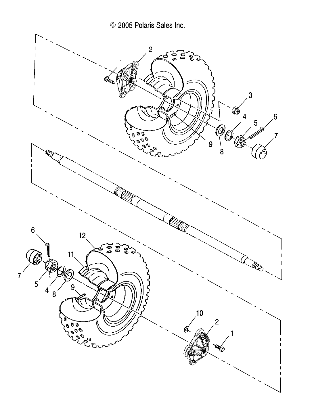 WHEEL, REAR - A07BG50AA/FA (4999201549920154C02)