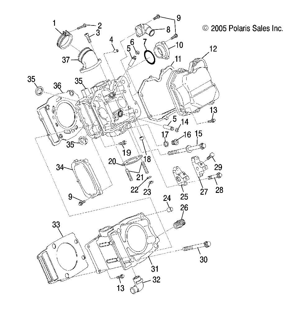 ENGINE, CYLINDER - A07BA50FA (4999201549920154C14)