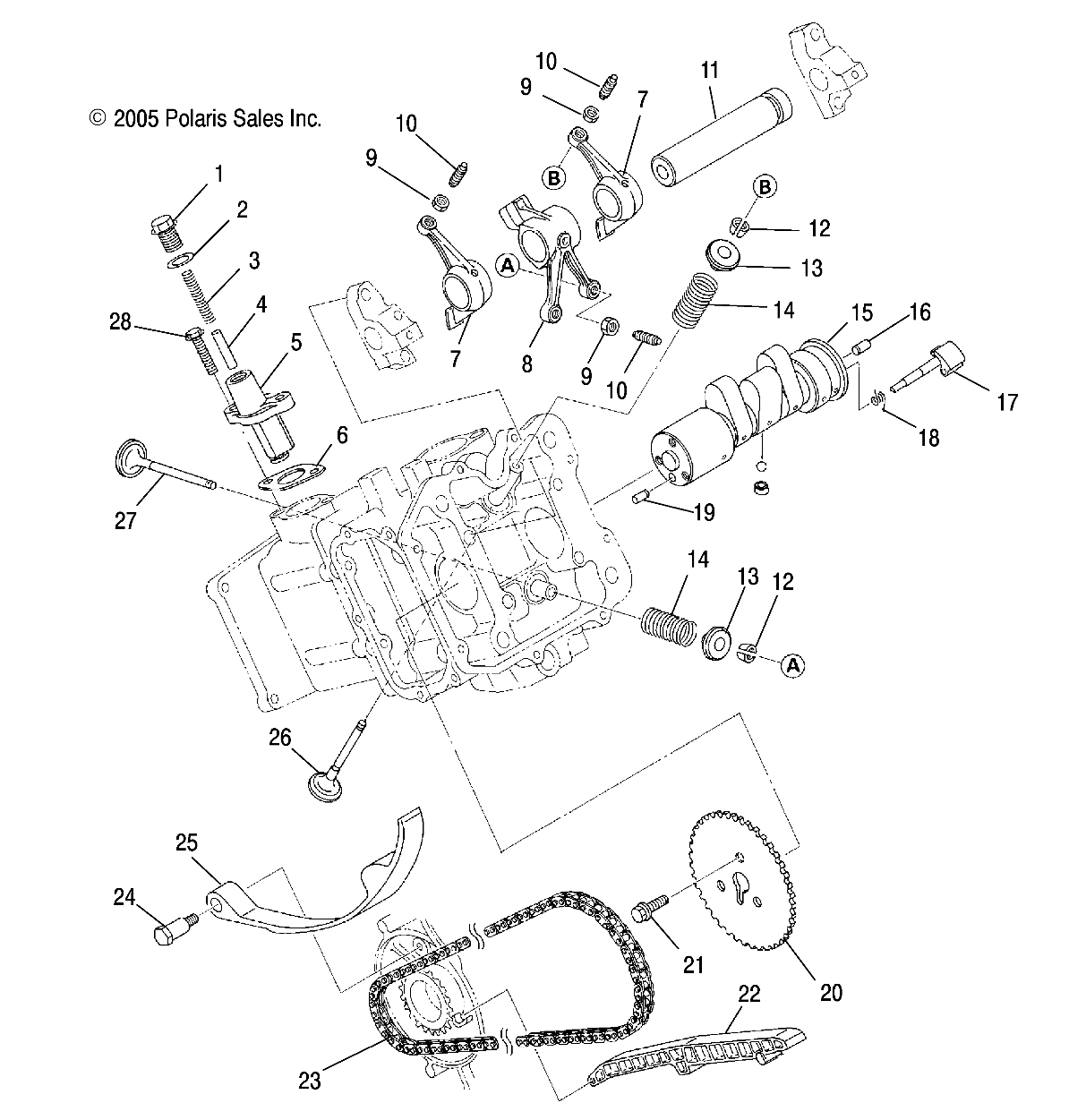 ENGINE, INTAKE and EXHAUST - A07BG50AA/FA (4999201549920154D03)