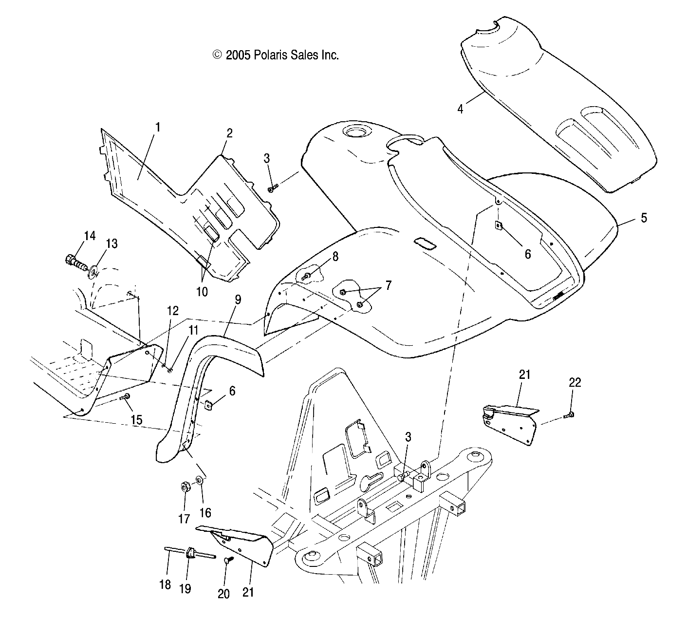 CAB, FRONT - A06CL50AA (4999201649920164A03)