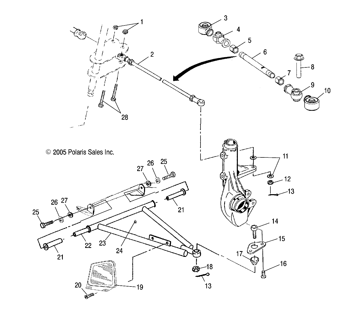 A-ARM/STRUT MOUNTING - A06CL50AA (4999201649920164B05)