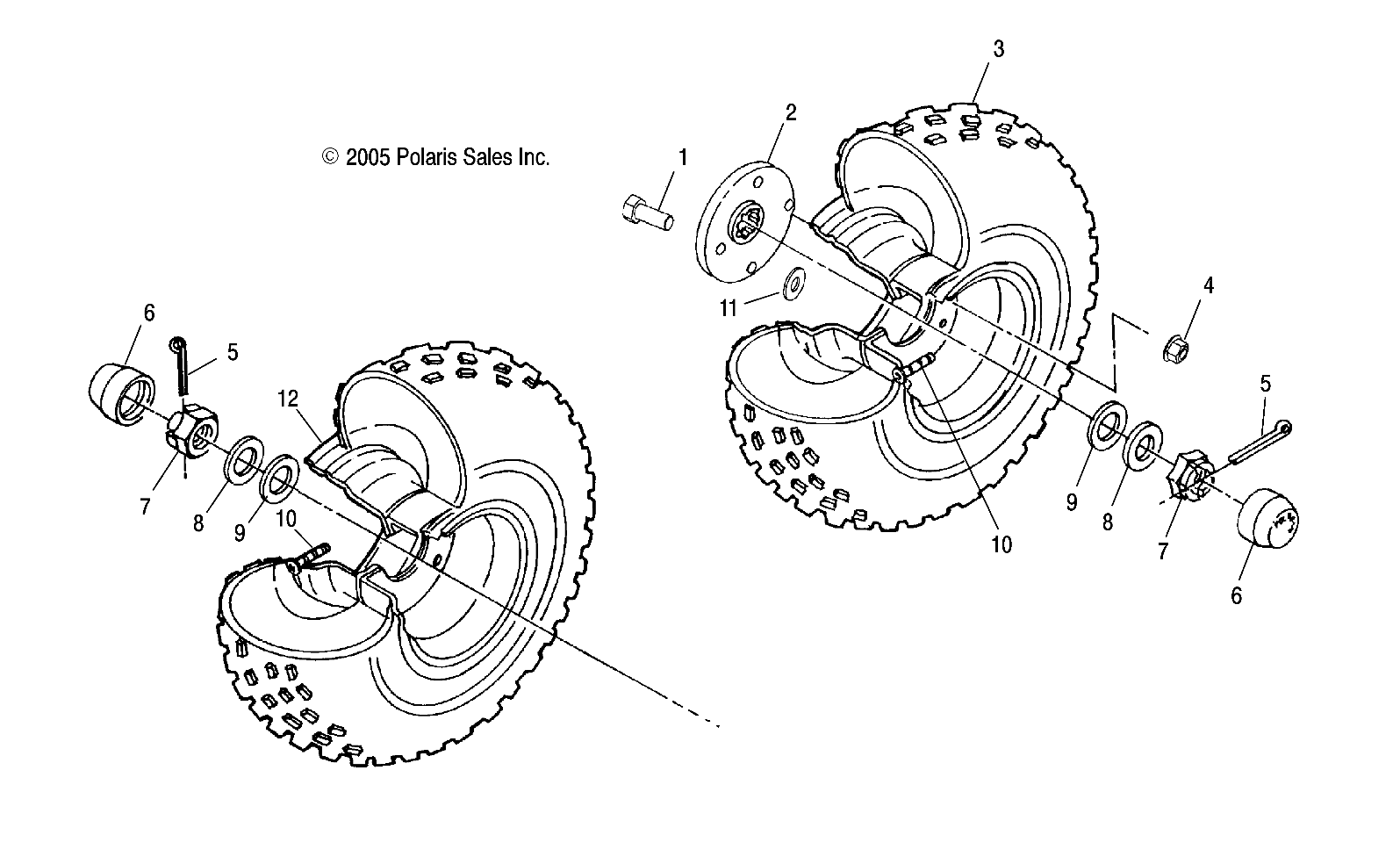 REAR and MIDDLE WHEEL - A04CL50AA (4999201649920164B14)