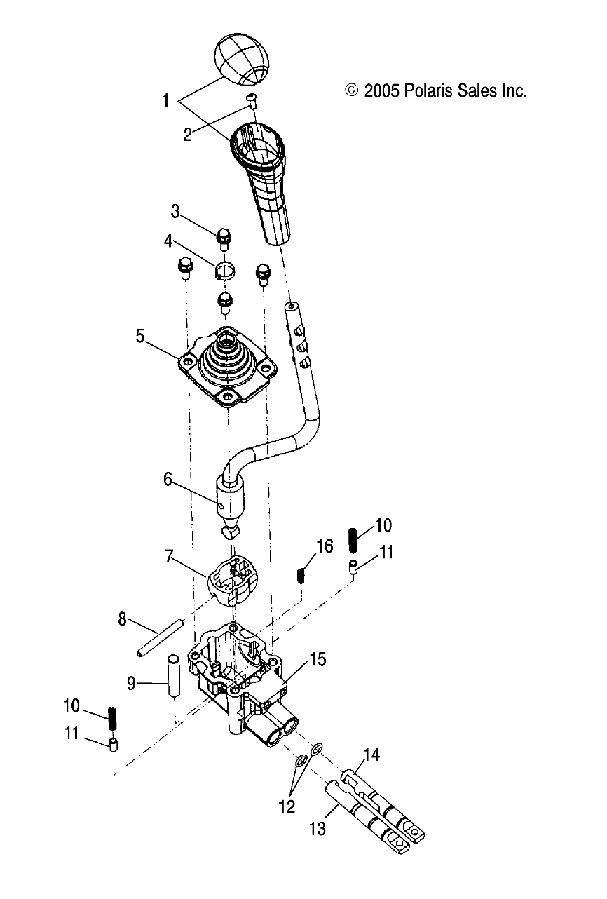 GEAR SELECTOR - A04CL50AA (4999201649920164C11)