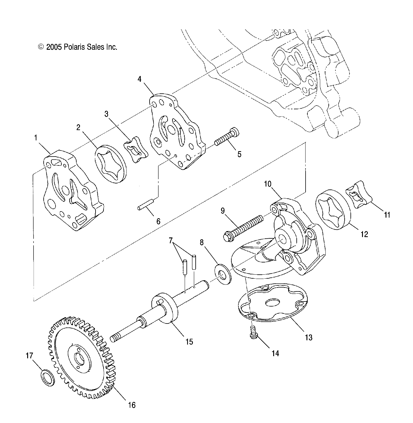 OIL PUMP - A04CL50AA (4999201649920164D12)