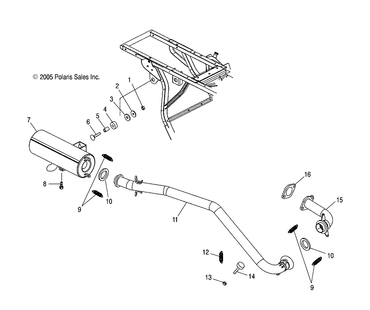 EXHAUST SYSTEM - A03CD32AA/AB/AC/FB (4999201699920169B02)