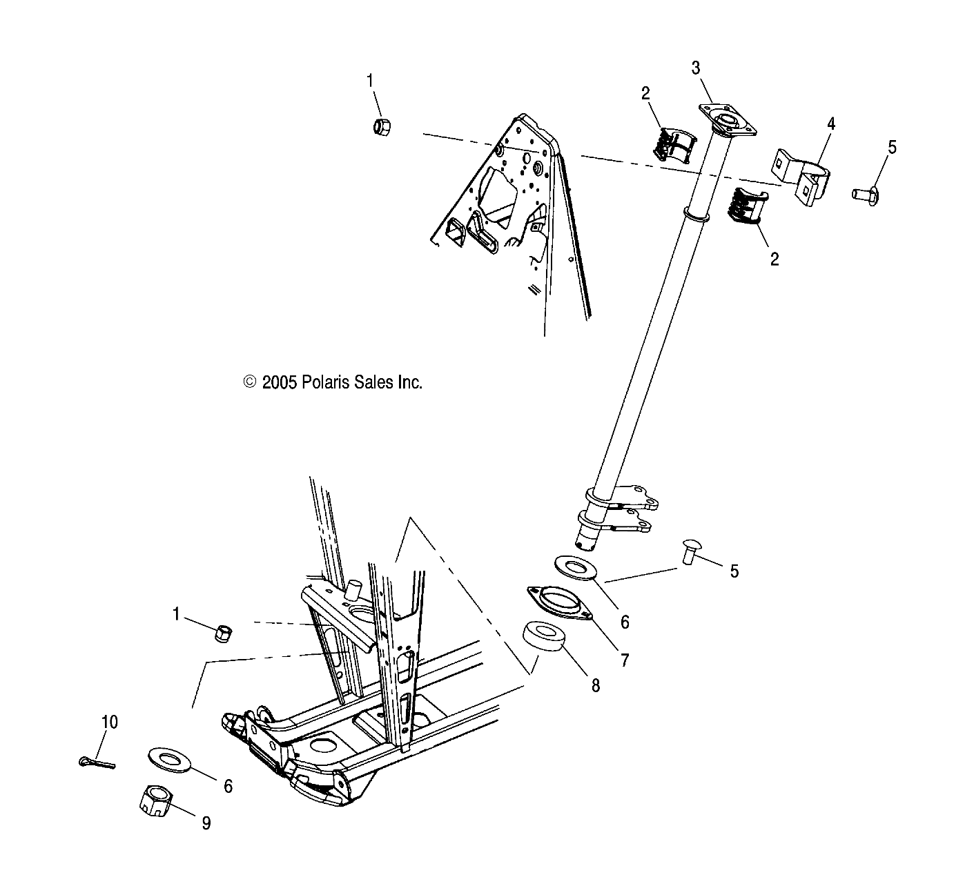 STEERING POST - A03CD32AA/AB/AC/FB (4999201699920169B09)