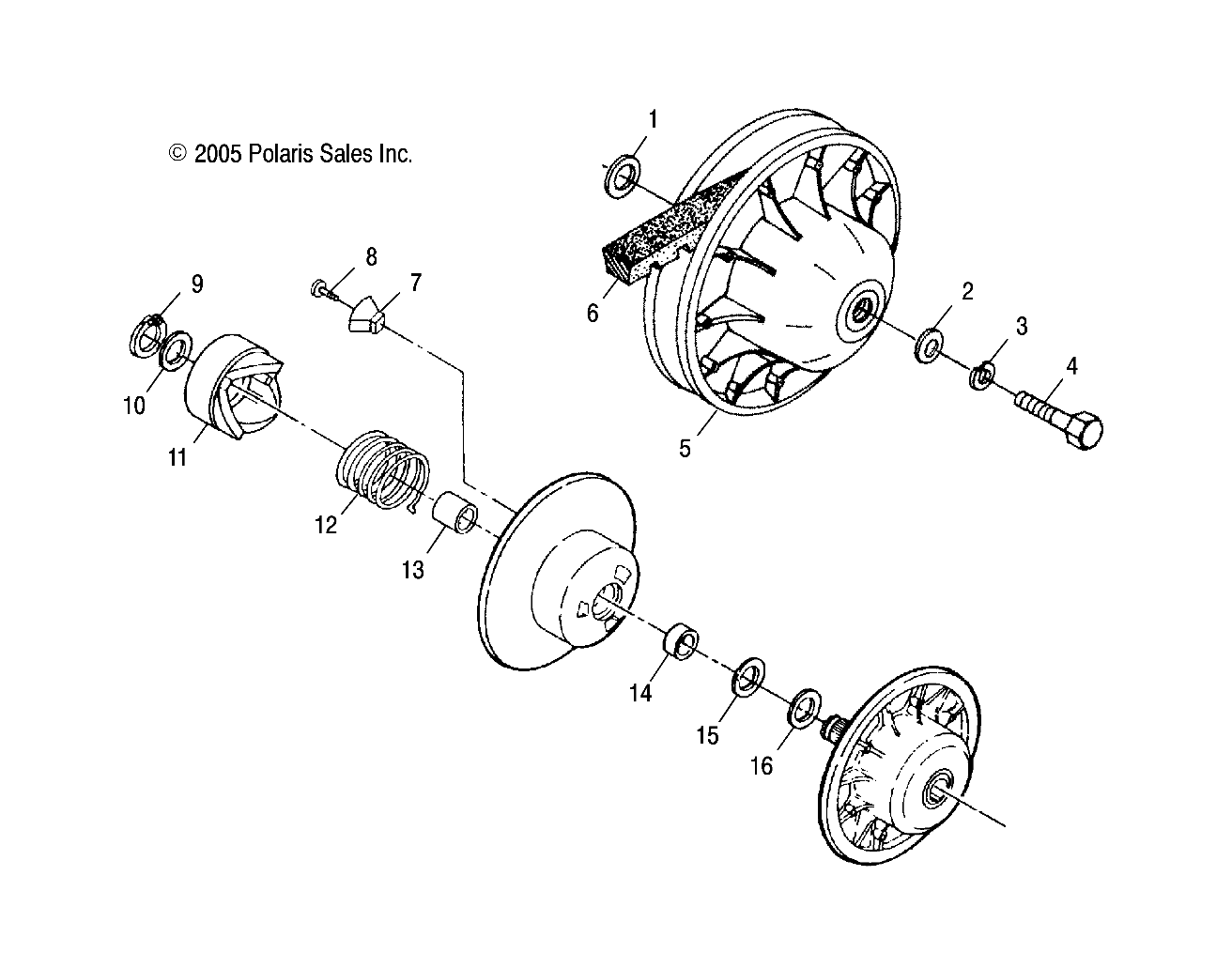 DRIVEN CLUTCH - A05JD32AA (4999201699920169B13)