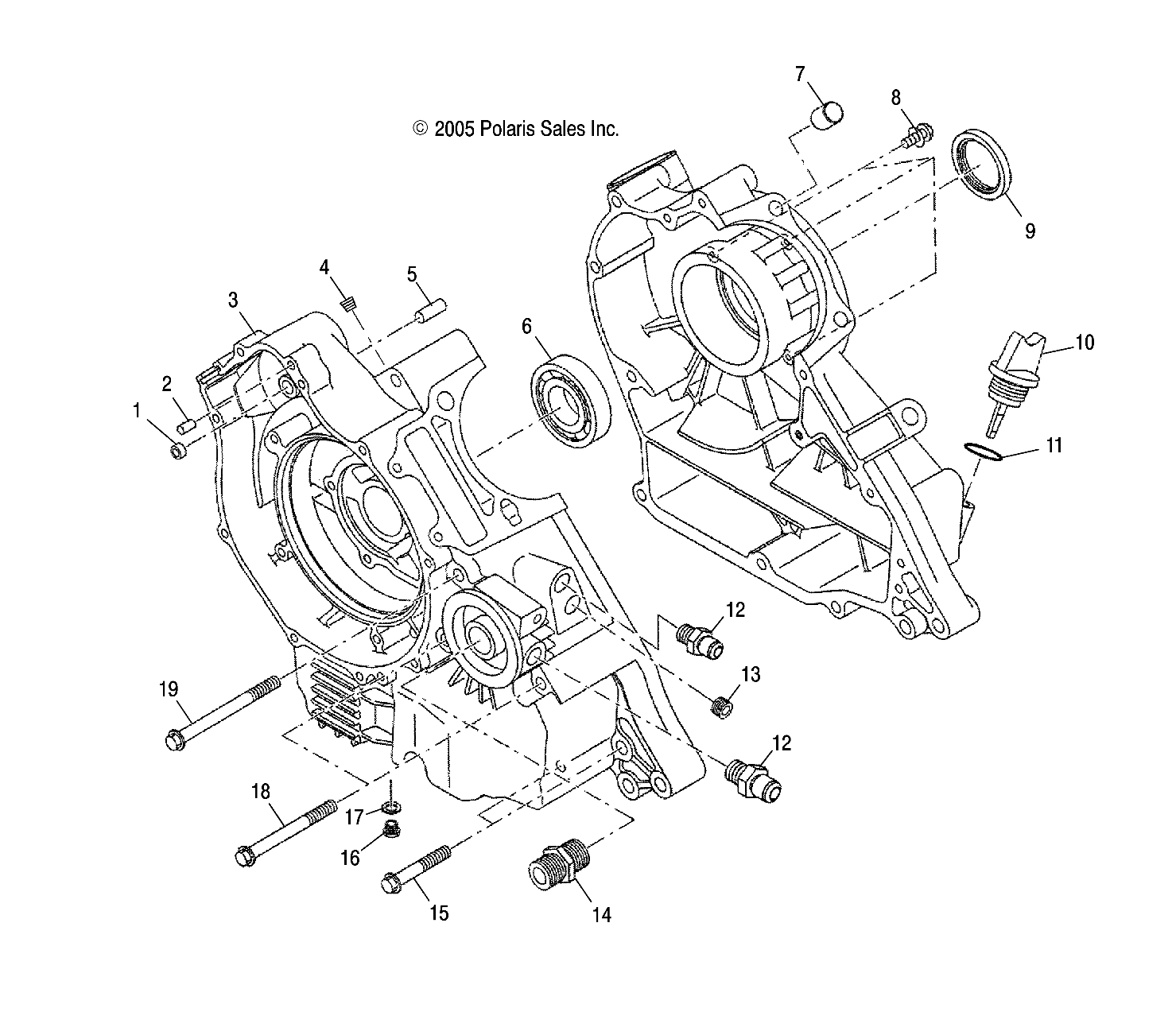 CRANKCASE - A05CD32AA/AB/AC (4999201699920169C12)