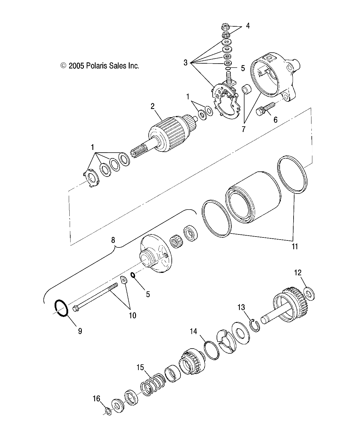 STARTING MOTOR - A05JD32AA (4999201699920169D07)