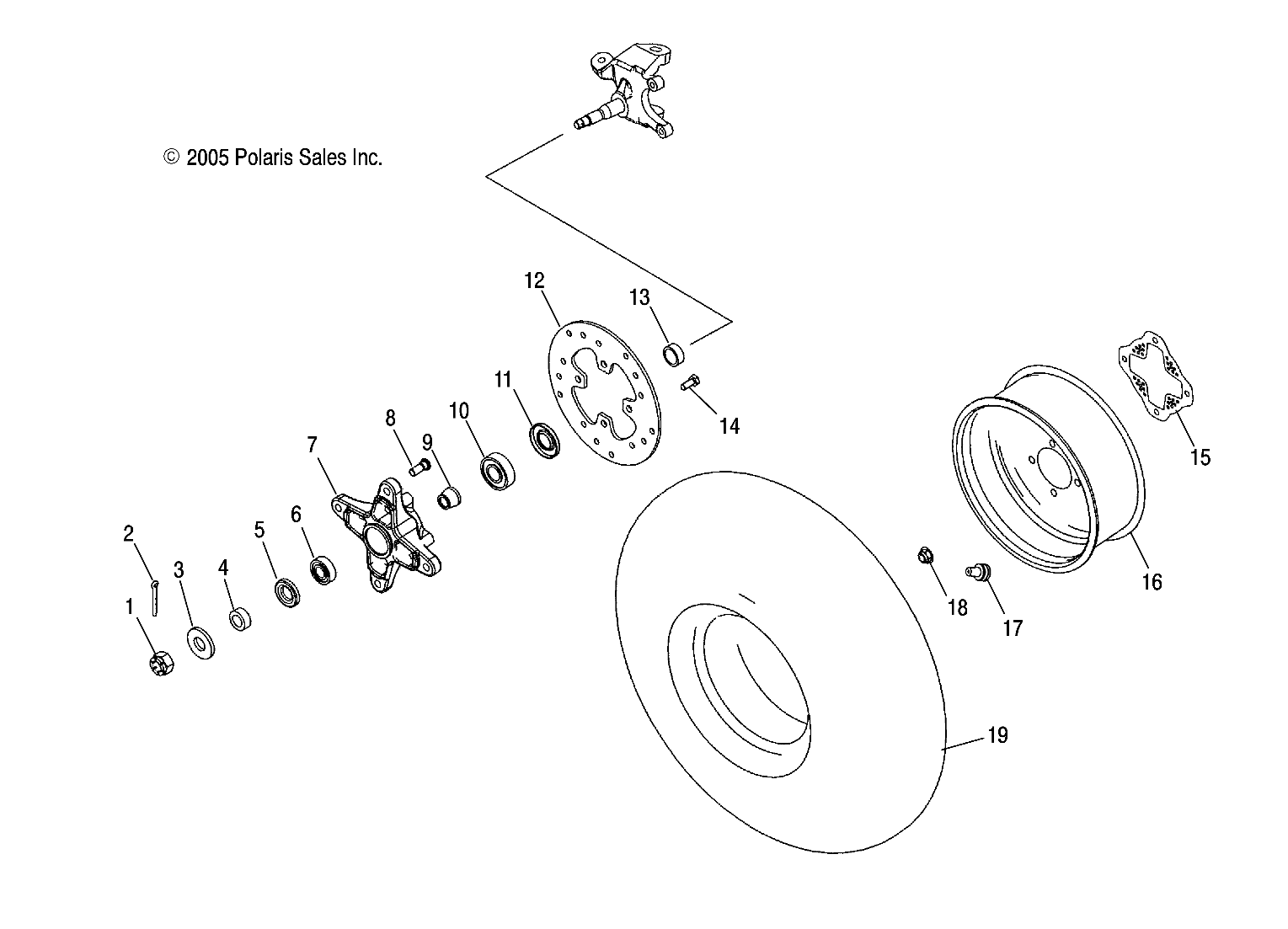 WHEEL, HUB, FRONT and WHEEL, FRONT - A07GJ50AA/AB/AC (4999201849920184B04)