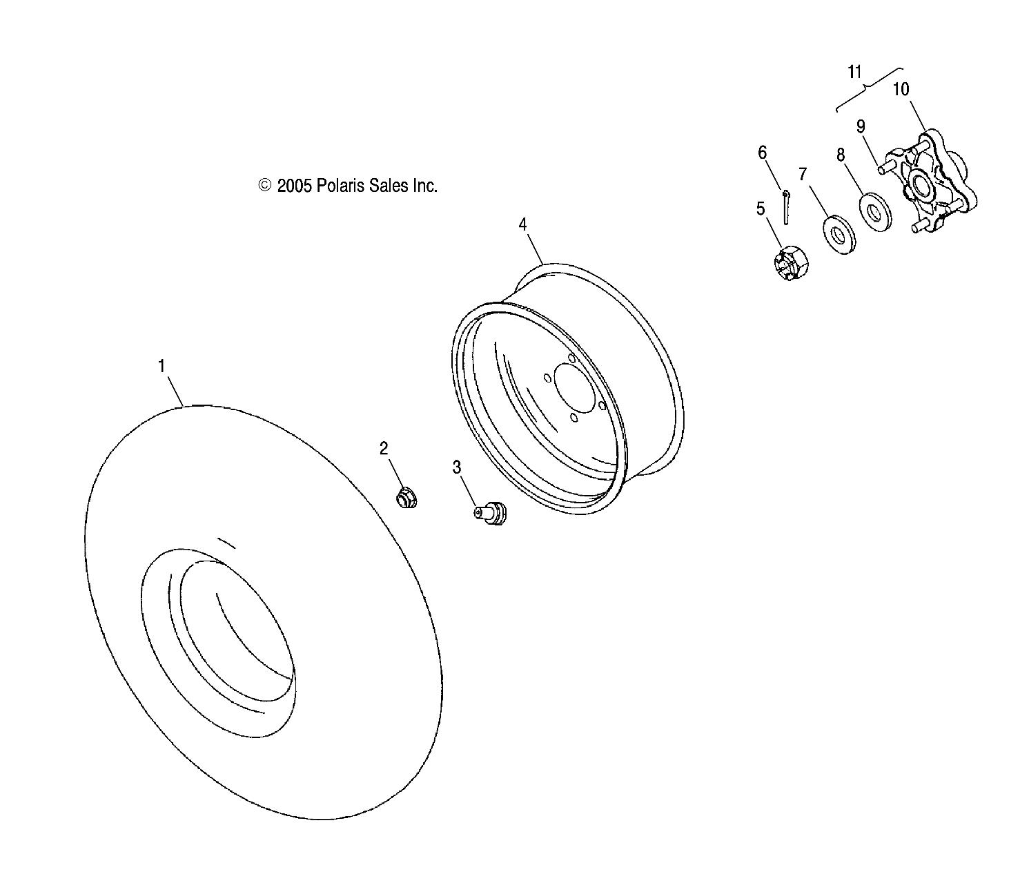 WHEEL, REAR - A07GJ50AA/AB/AC (4999201849920184B05)