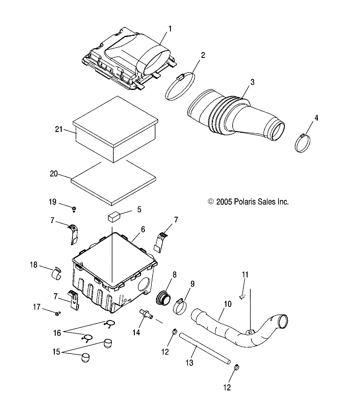 AIR INTAKE - A06GJ50AA/AB/AC (4999201849920184B12)