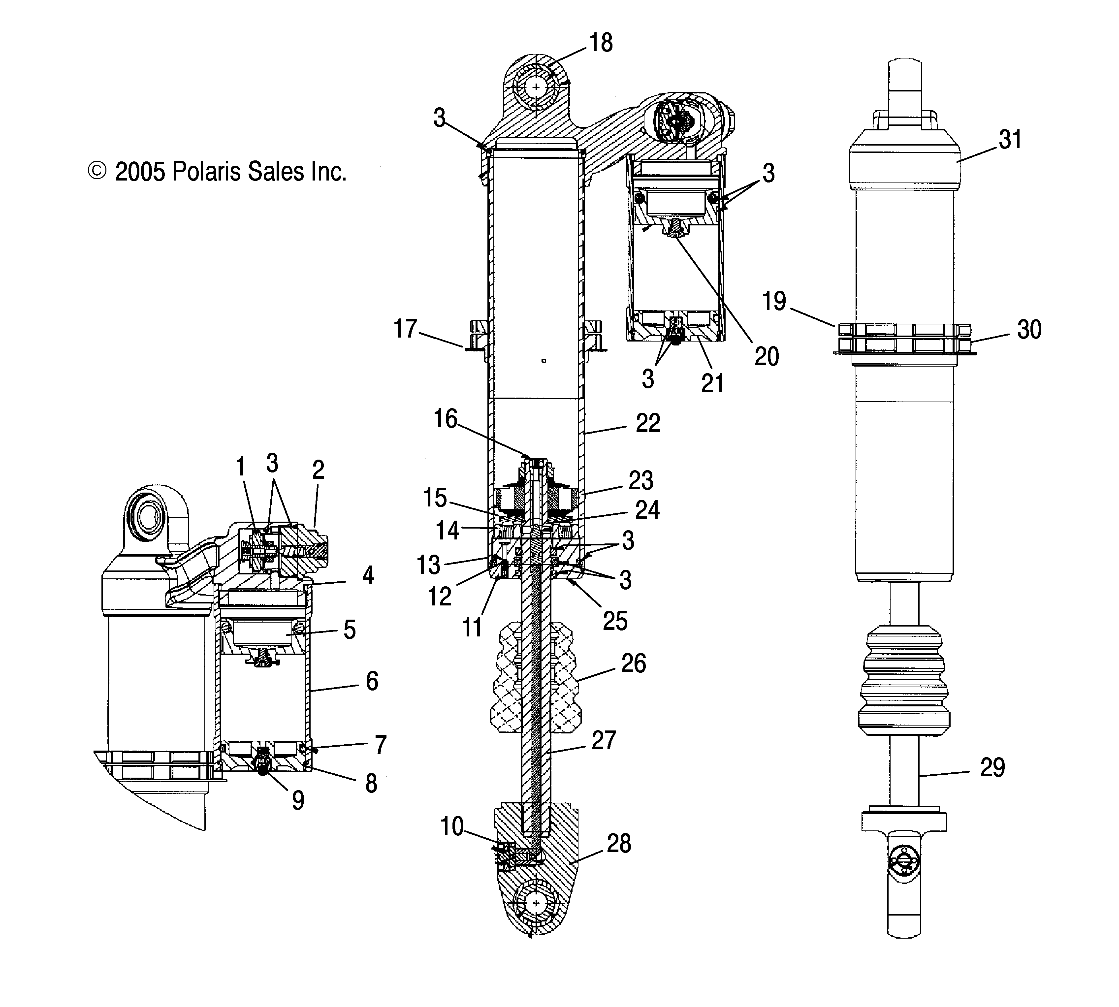 SHOCK, REAR - A06GJ50AA/AB/AC (4999201849920184C02)