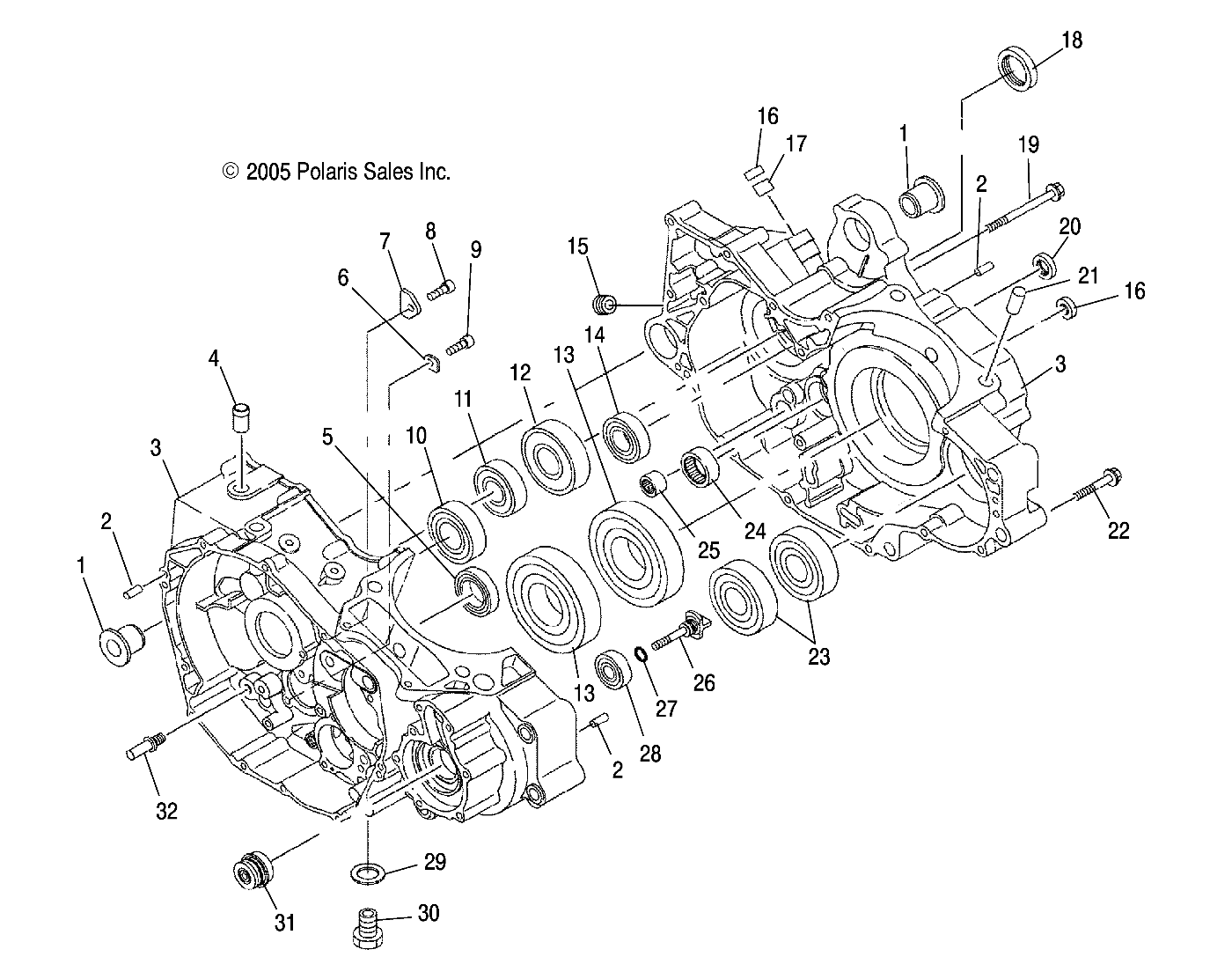 CRANKCASE - A05GJ50AA/AB/AC (4999201849920184C03)