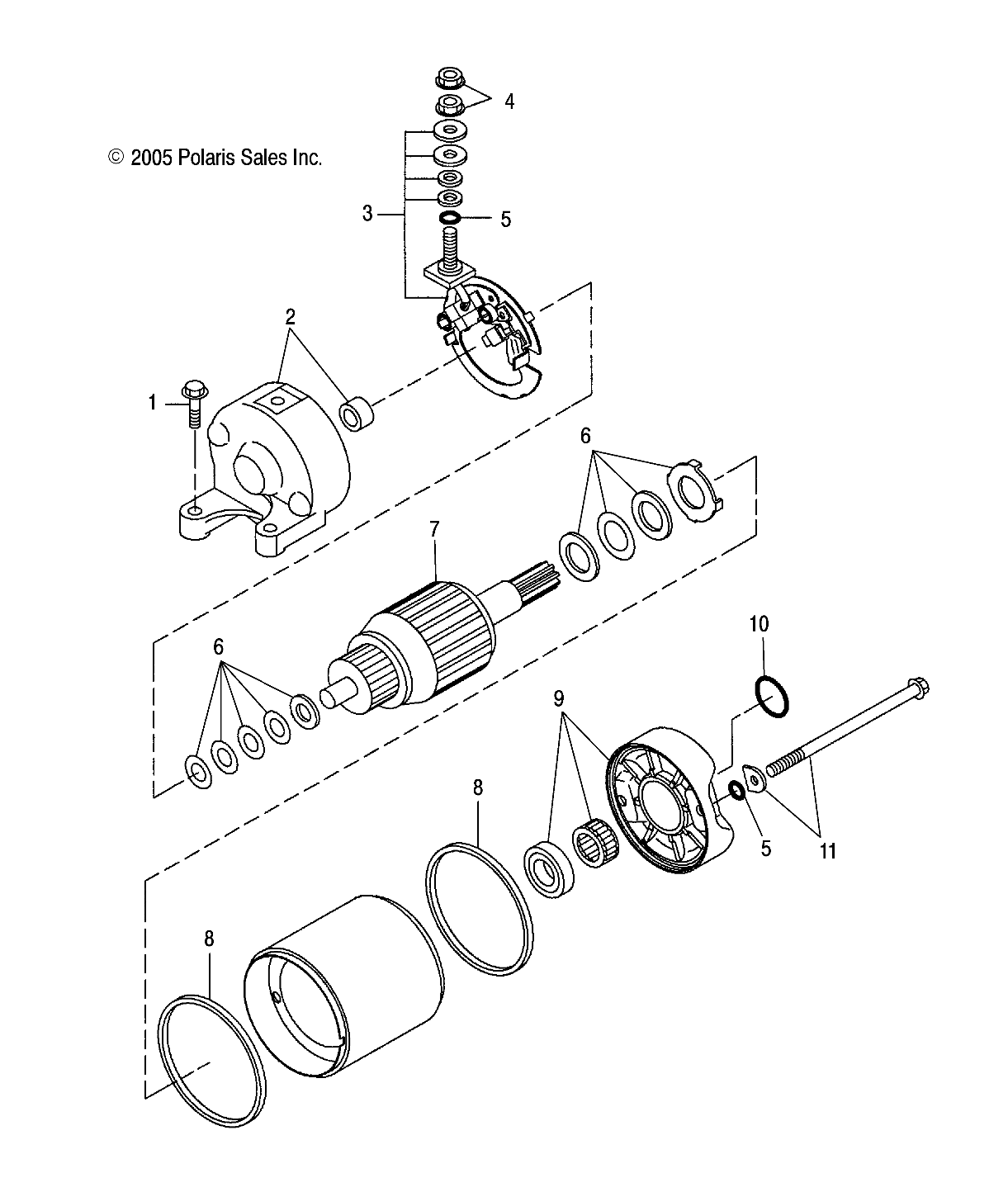 ENGINE, STARTING MOTOR - A07GJ50AA/AB/AC (4999201849920184C14)