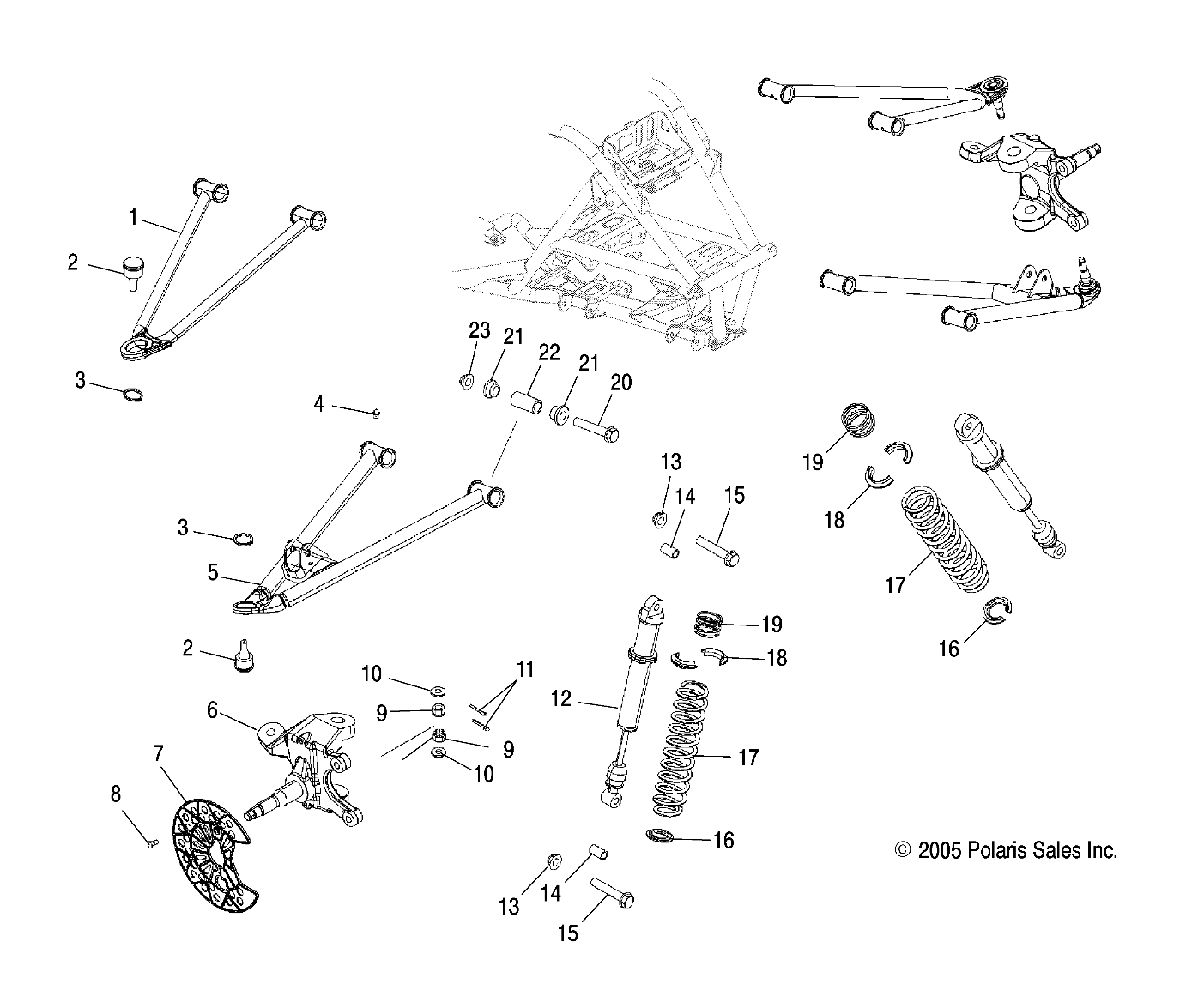 SUSPENSION, FRONT - A07GP52AA/AB (4999201899920189B04)