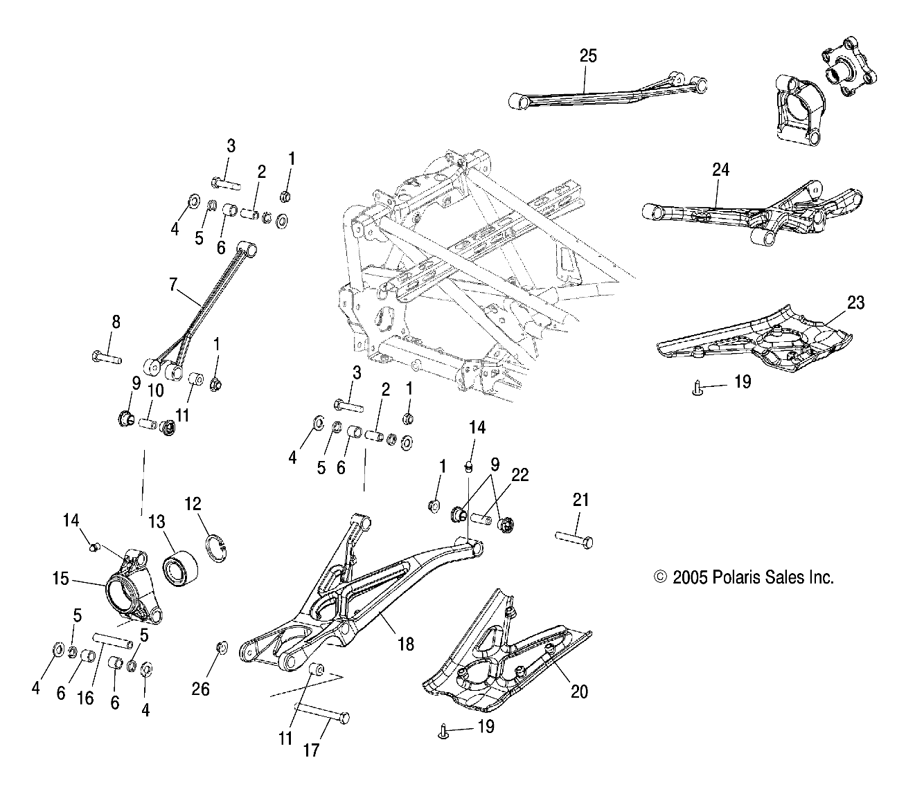 SUSPENSION, REAR - A06GP50AA (4999201899920189B08)