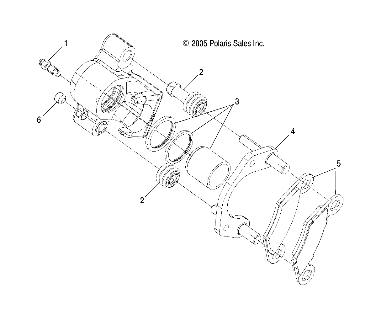 CALIPER, FRONT - A07GP50AA/AB (4999201899920189B13)