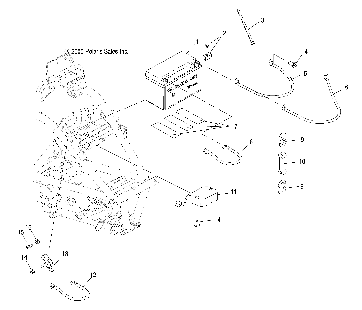 BATTERY - A07GP50AA/AB (4999201899920189C04)