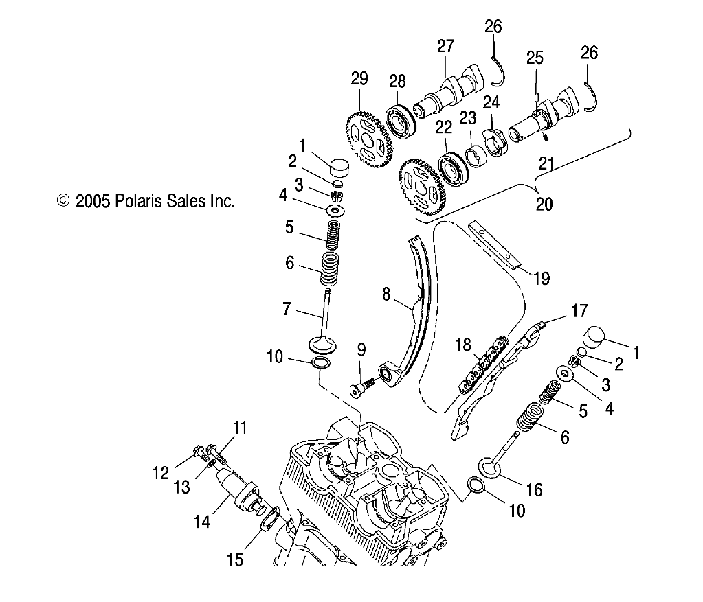 INTAKE and EXHAUST - A07GP50AA/AB (4999201899920189C09)