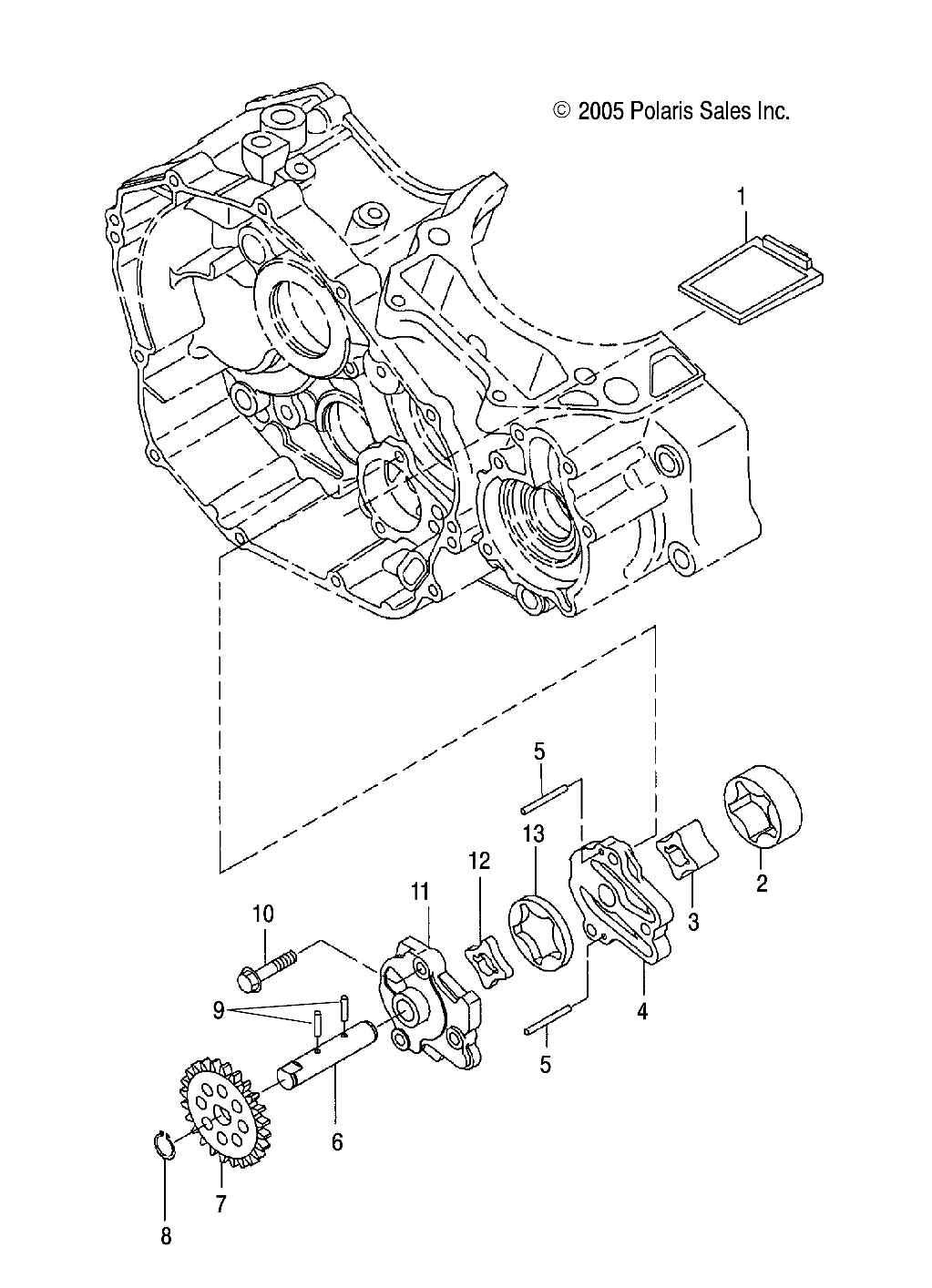 ENGINE, OIL PUMP - A07GP50AA/AB (4999201899920189C13)