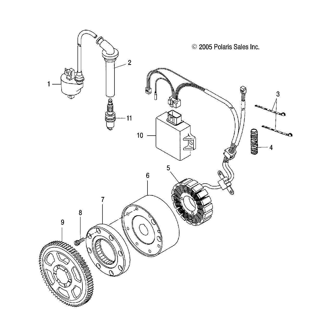 ENGINE, MAGNETO - A07GP50AA/AB (4999201899920189D01)