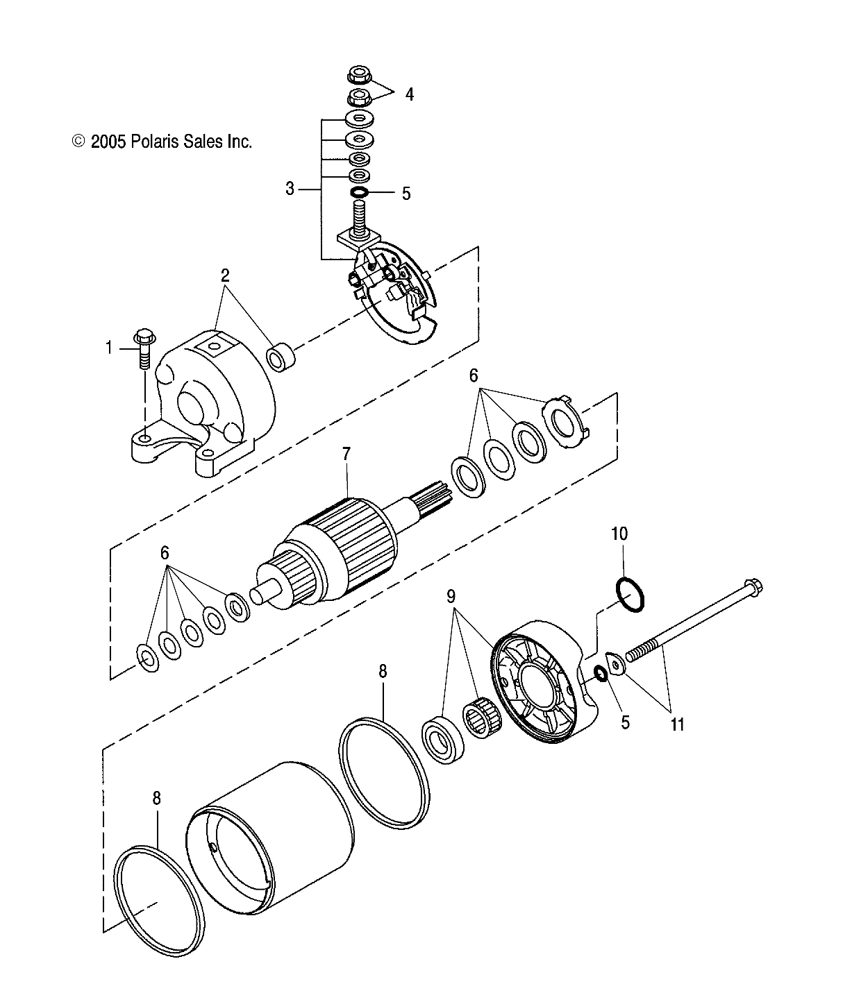 STARTING MOTOR - A03GJ50AA/AB (4999201899920189D04)