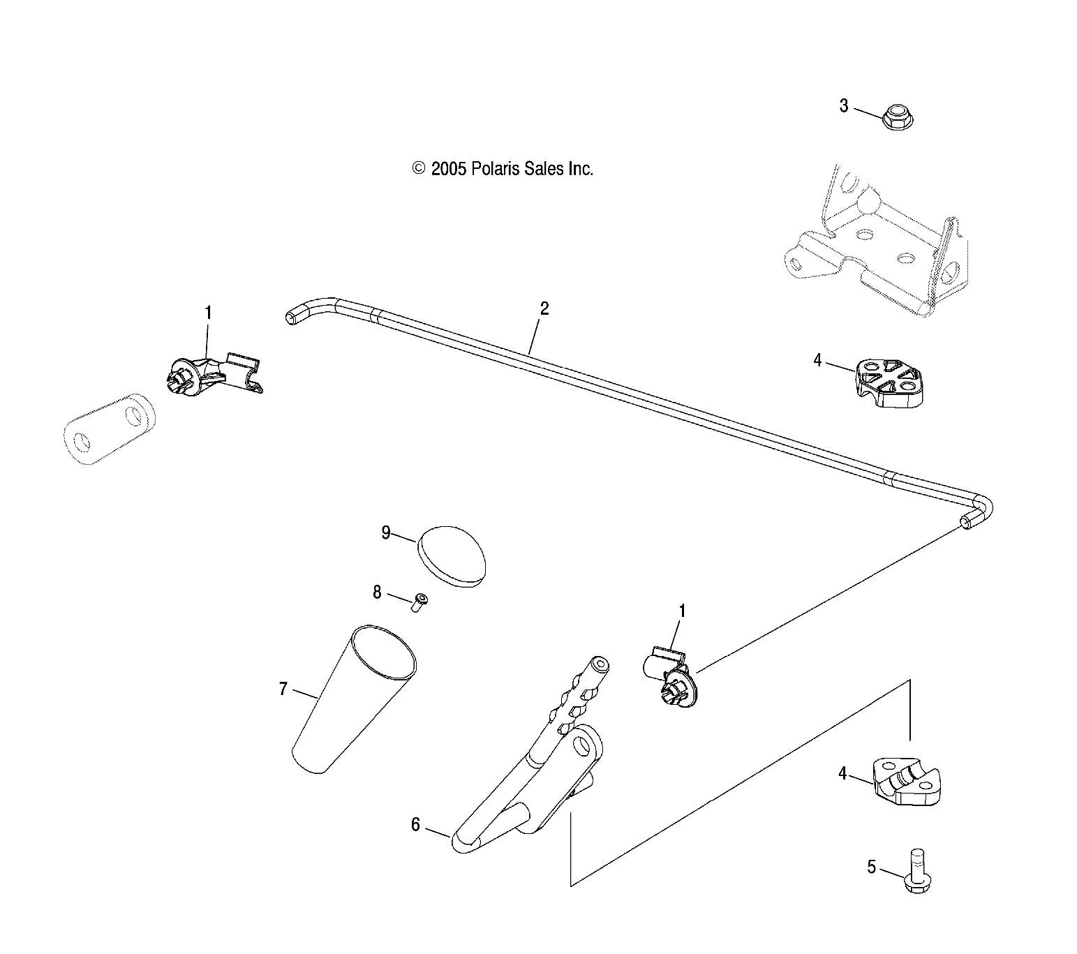 DRIVE TRAIN, GEAR SELECTOR (BUILT 11/05/07 and BEFORE) - A08LH27AX/AZ (4999202079920207C01)