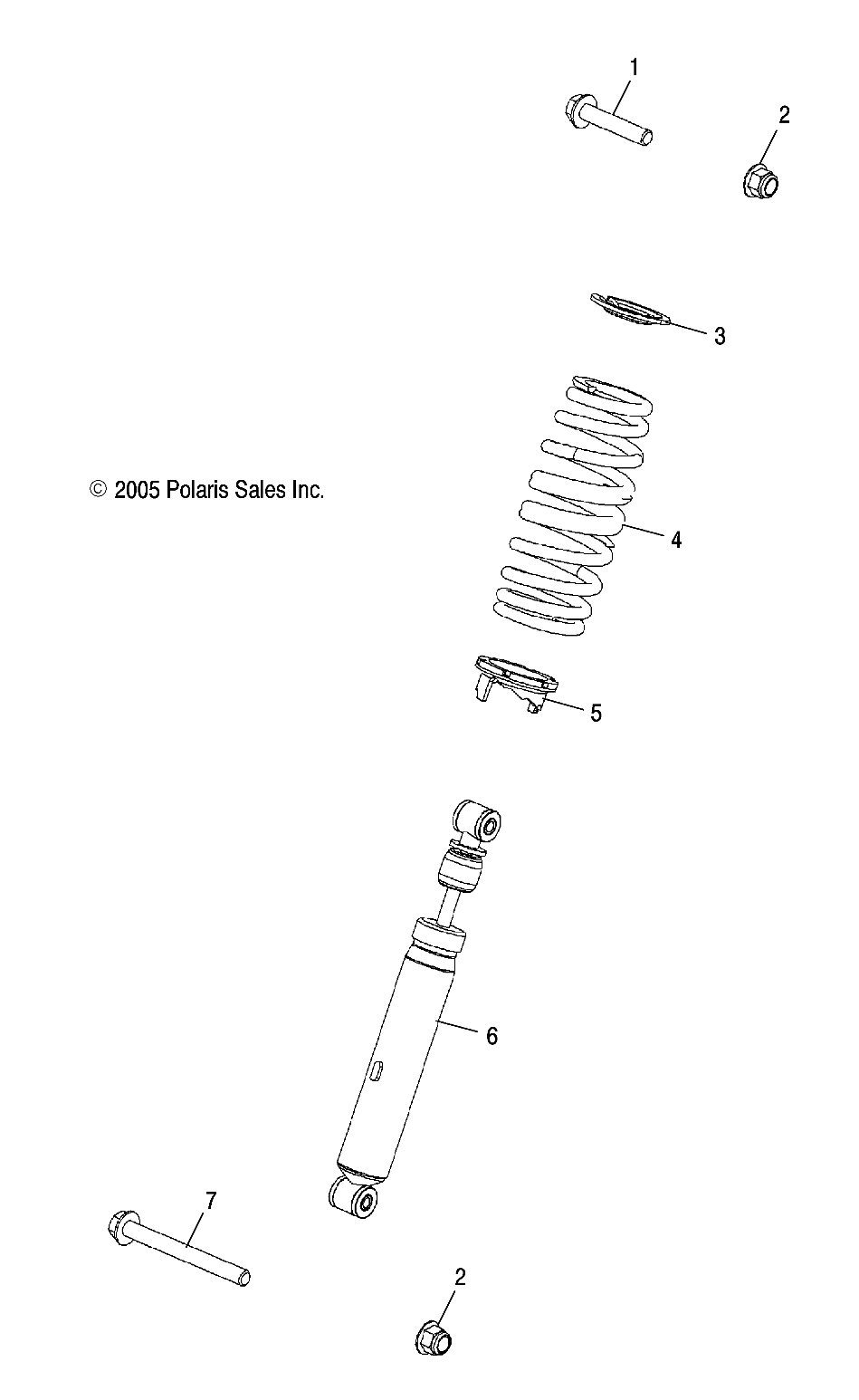 SUSPENSION, REAR SHOCKS - A08LH46AQ/AX/AZ (4999202079920207C06)