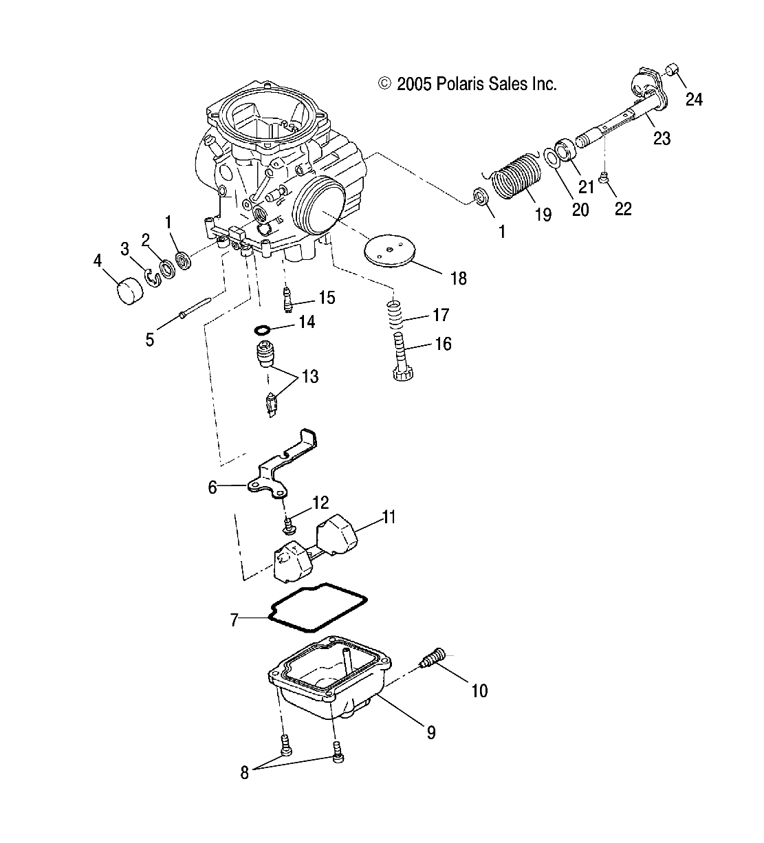 ENGINE, CARBURETOR LOWER - A09LB27AA (4999202079920207D06)