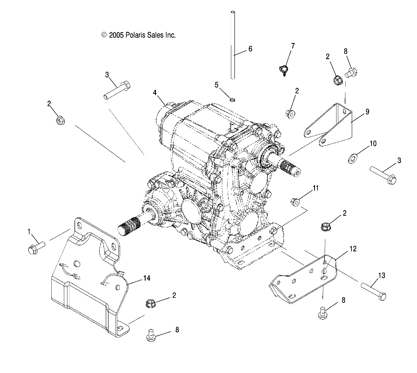 TRANSMISSION MOUNTING - R06RB50AA/RD50AA (4999202119920211B05)