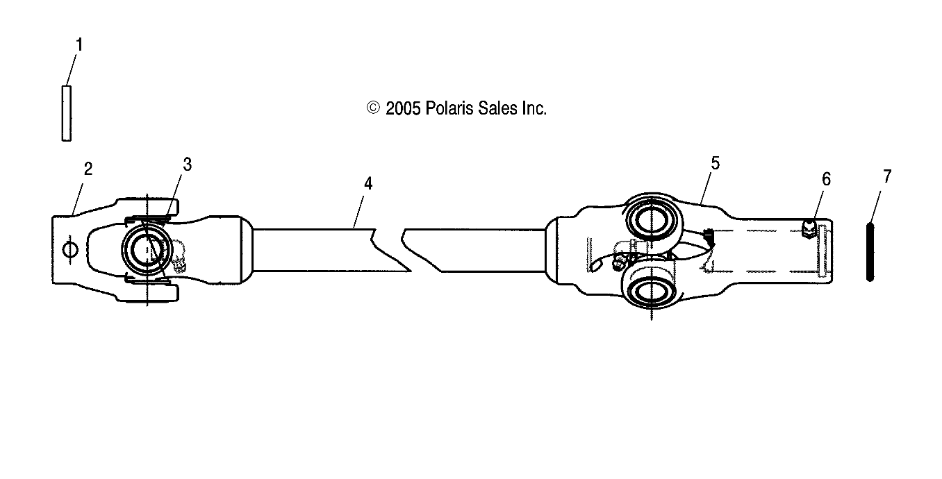 DRIVE TRAIN, FRONT PROP SHAFT - R13HR76AG/AR (4999202119920211B10)