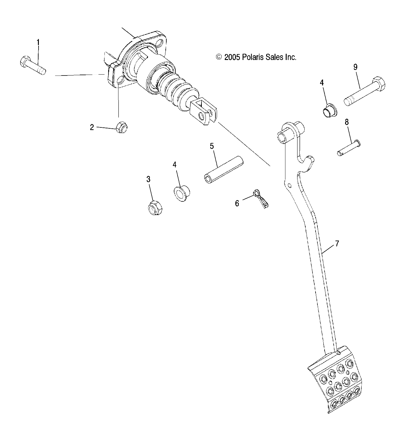 FOOT BRAKE - A04RB42AA/A04RD50AA/AB/AC/A04RF50AA (4999202119920211C02)