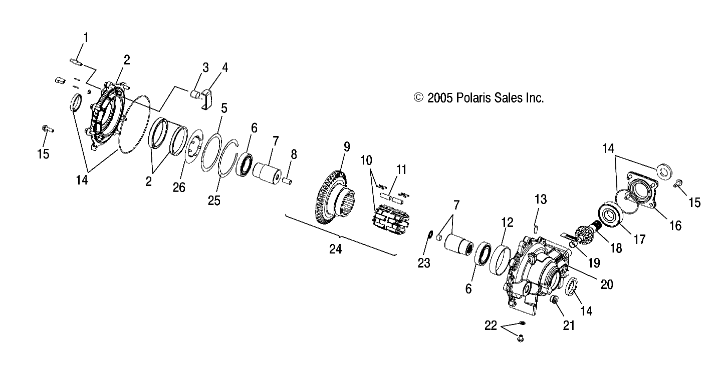 HOUSING, FRONT (4X4) - R06RD50AA (4999202119920211D03)