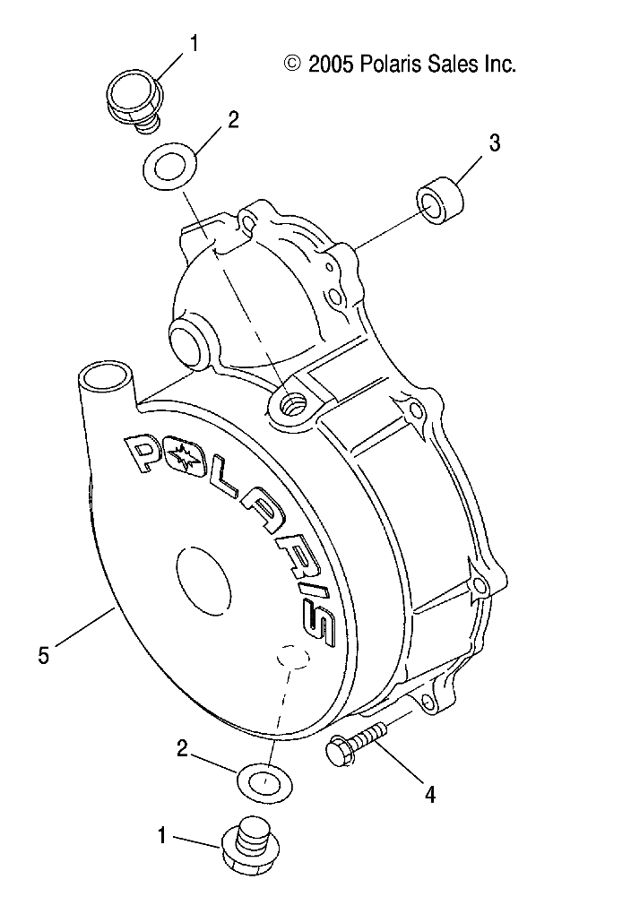 ENGINE, FLYWHEEL COVER - A09MN50AN/AX (4999202119920211D14)