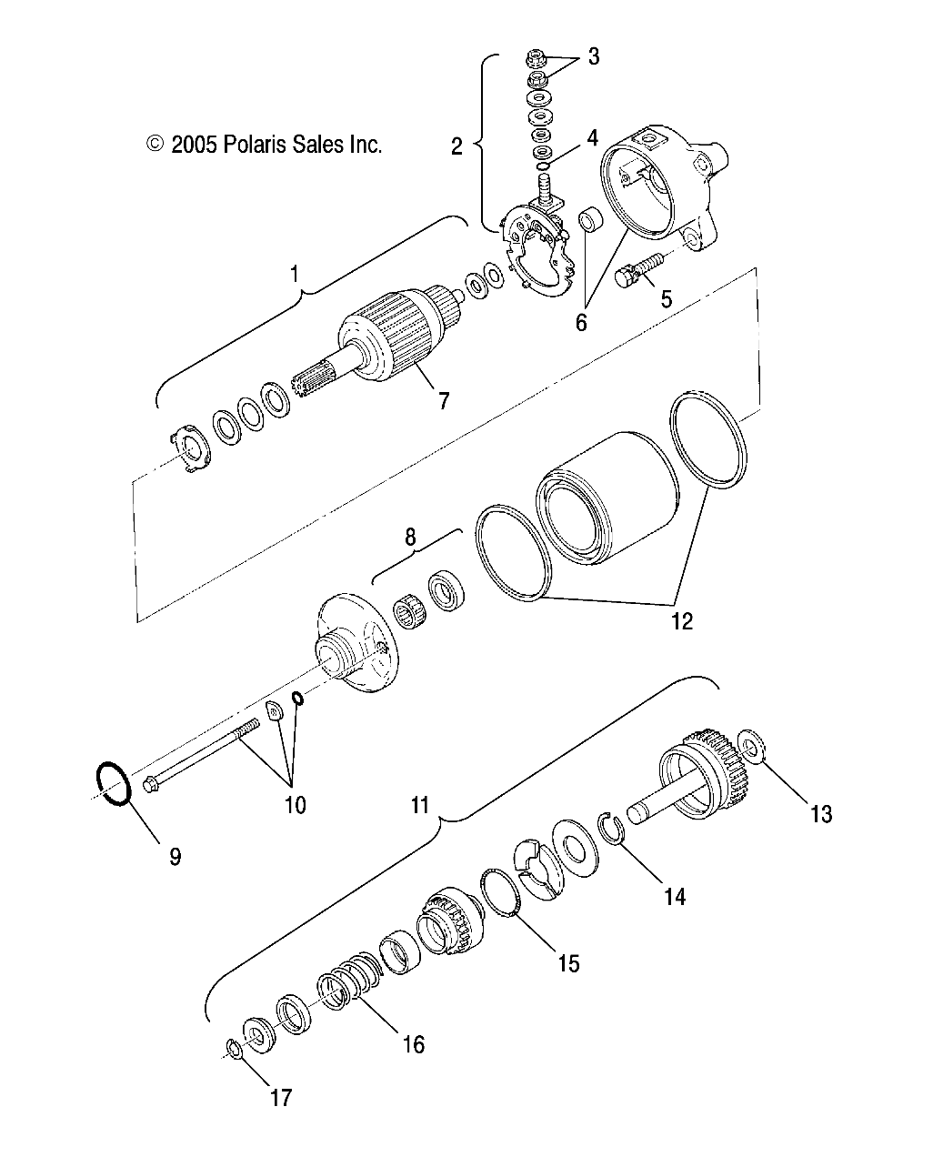 ENGINE, STARTING MOTOR - R08RB50AA (4999202119920211E05)