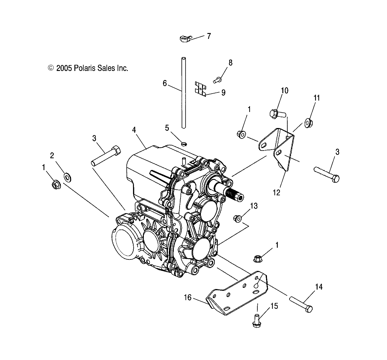 TRANSMISSION MOUNTING - R06RB63AA (4999202159920215B02)