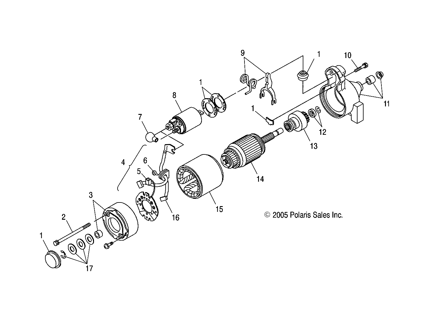 STARTING MOTOR - R06RB63AA (4999202159920215D07)