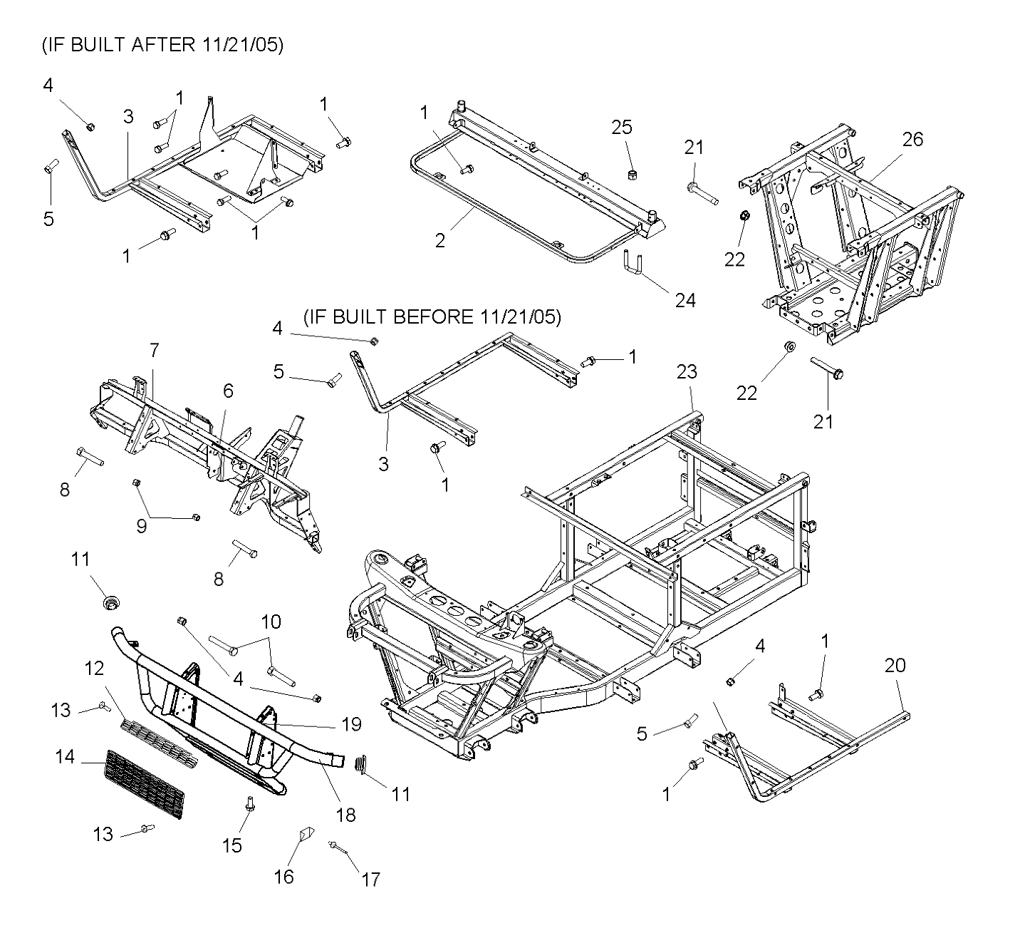 CHASSIS/BODY - R06RD68AA/AB/AC/AD/AE/AF (4999202219920221A05)