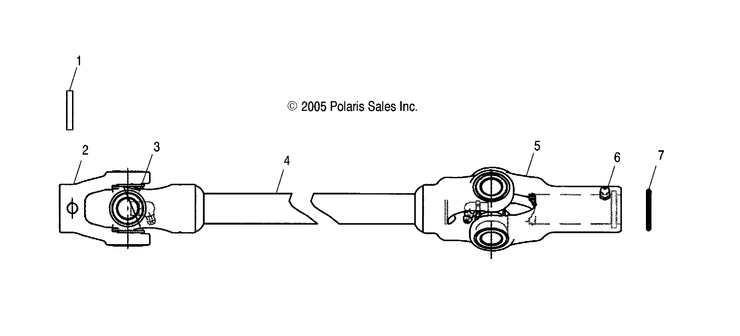 PROP SHAFT, FRONT - R06RD68AA/AB/AC/AD/AE/AF (4999202219920221B10)