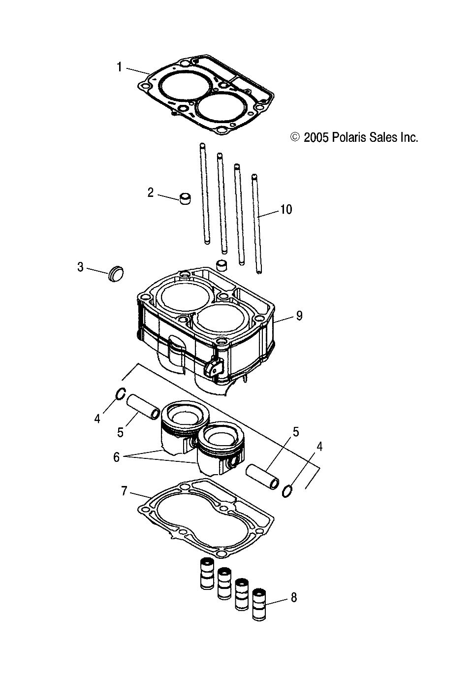 PISTON and CYLINDER - R06RD68AA/AB/AC/AD/AE/AF (4999202219920221D11)