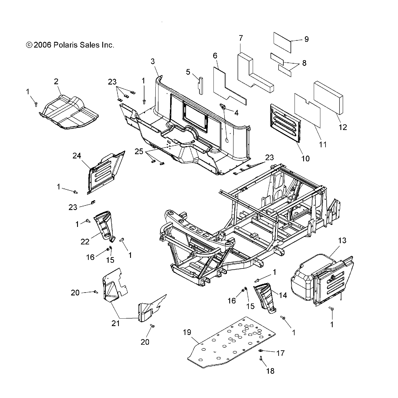 MOLDINGS - R06RF68AA (4999202259920225A06)