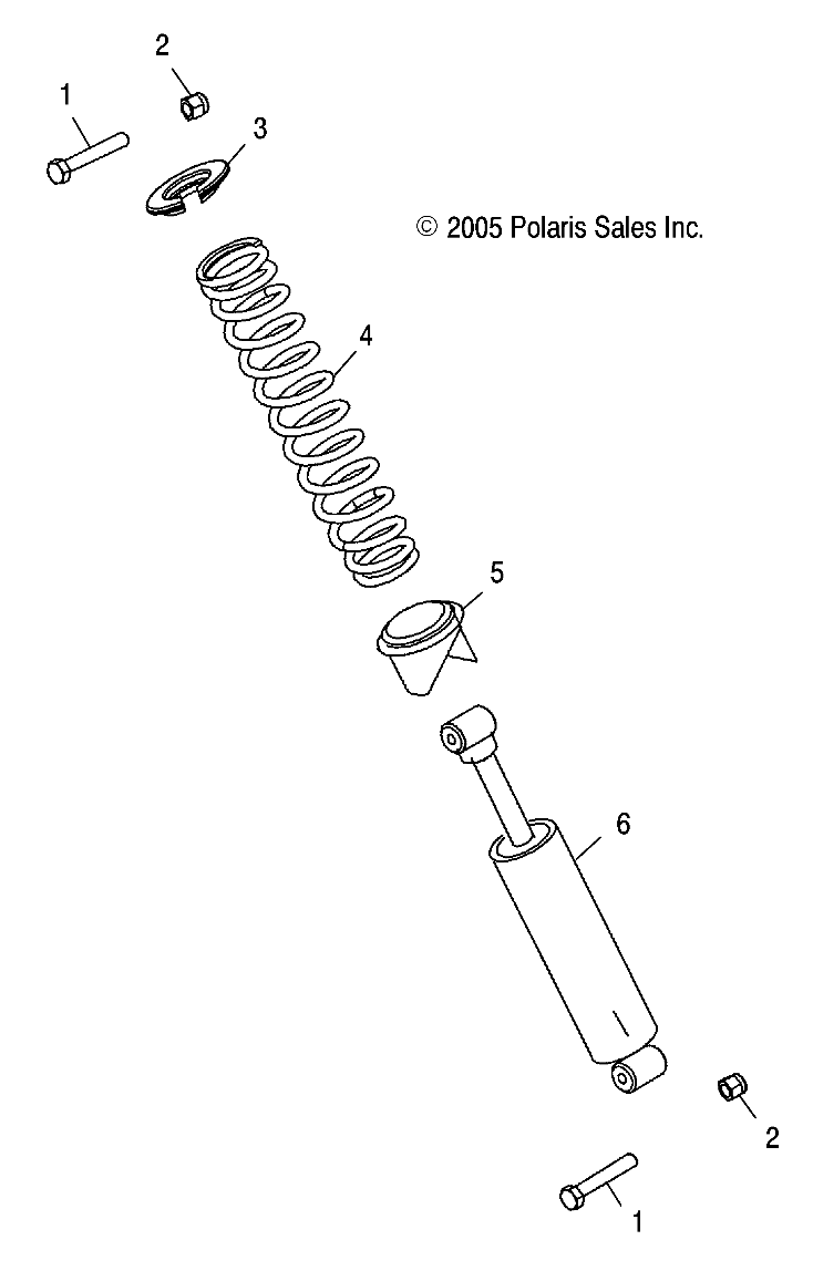 SUSPENSION, REAR SHOCK - R08RF68AD/AF/AZ (4999202259920225C10)