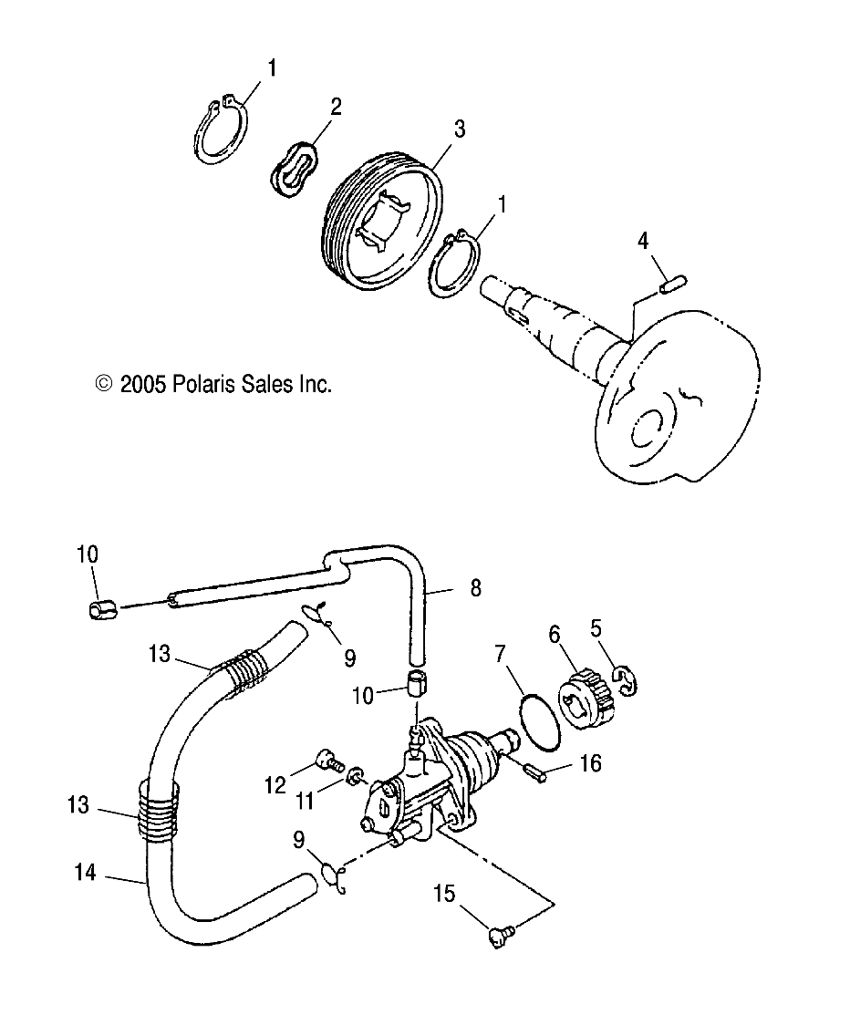 OIL PUMP ASSEMBLY - A06KA05CA/CB/CD (4999202359920235A06)