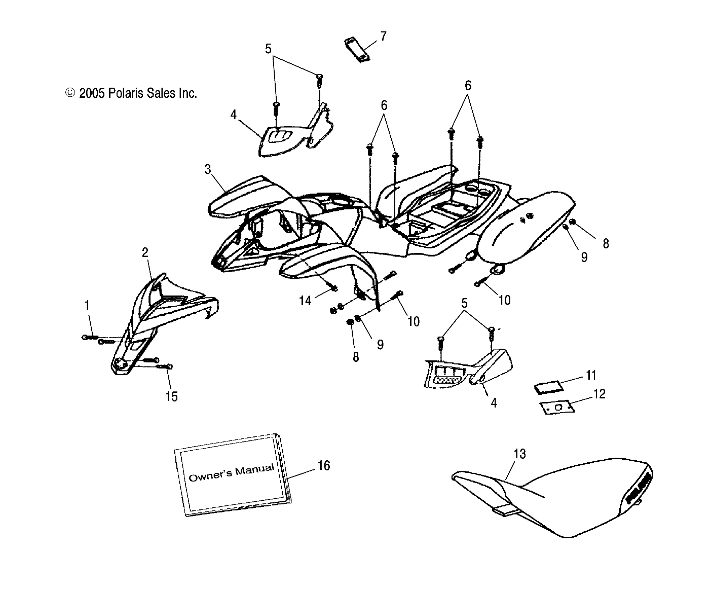 CAB/SEAT - A06KA05CA/CB/CD (4999202359920235B04)