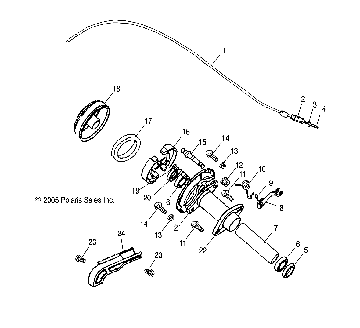 BRAKE, REAR - A06KA05CA/CB/CD (4999202359920235B10)