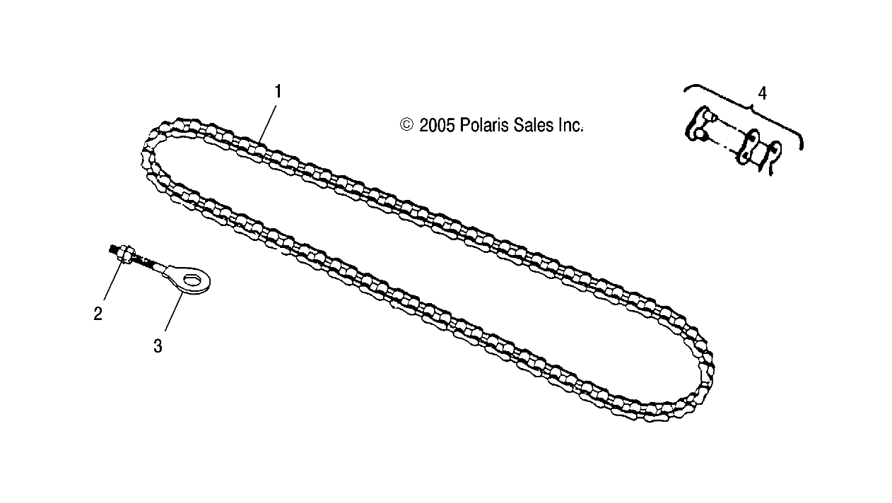 DRIVE TRAIN, CHAIN - A18YAK05B4/B6/A4/A6 (4999202359920235B13)