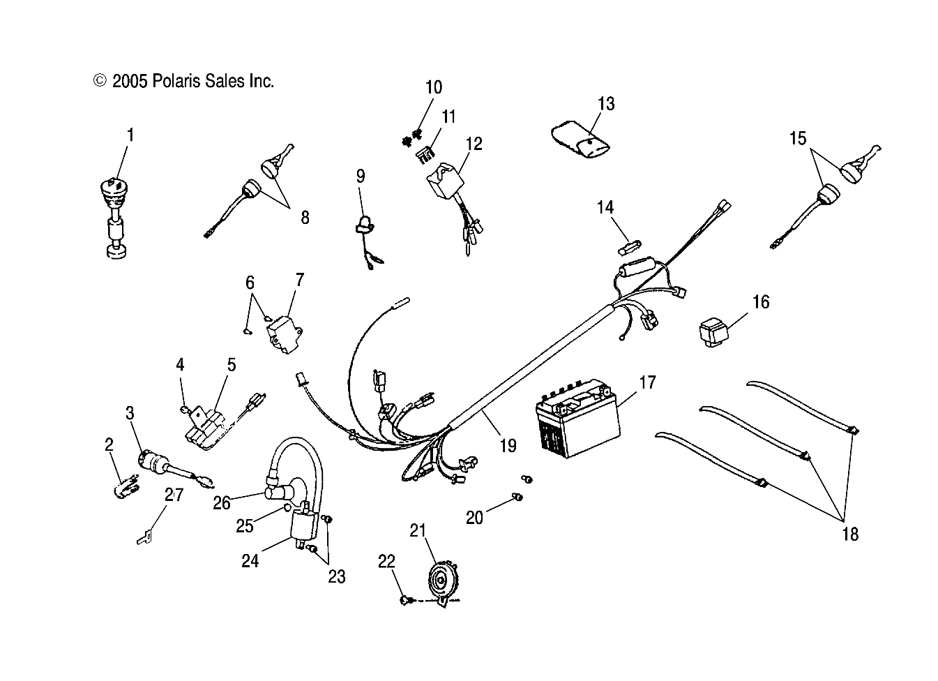 ELECTRICAL PARTS - A05KA05CA (4999202359920235C03)