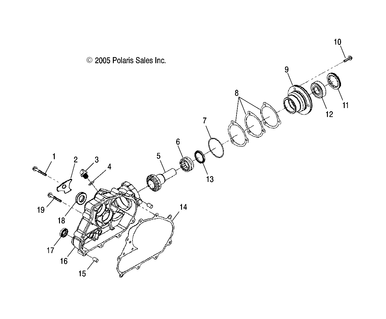 DRIVE ASSEMBLY, REAR - A06PB20AA/AB/AC/LE (4999202449920244A06)