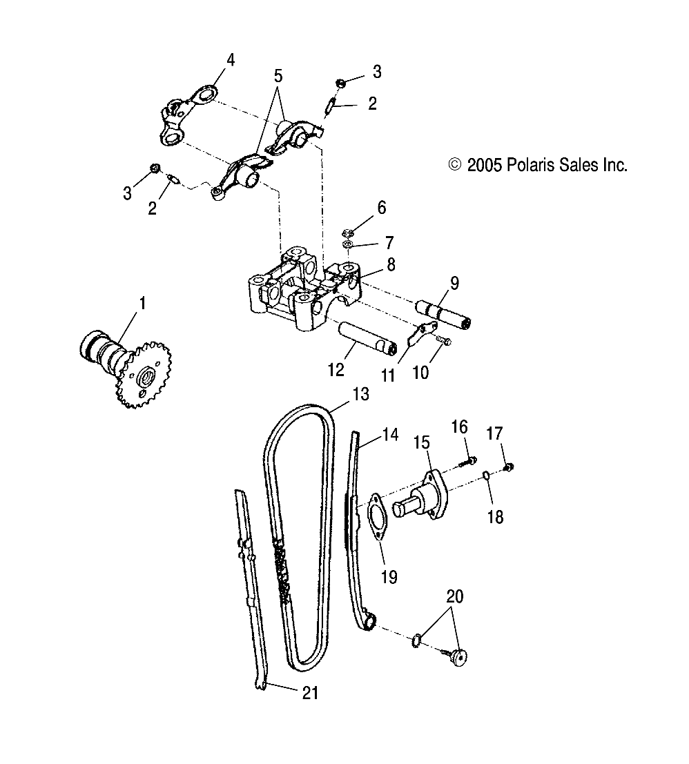 VALVE CAM - A05PB20EA/EB/EC/ED (4999202449920244A09)